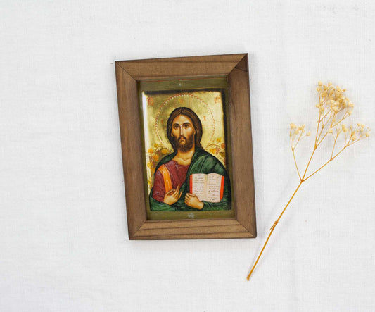 Iisus Hristos - icoană ortodoxă 13/18 - art print