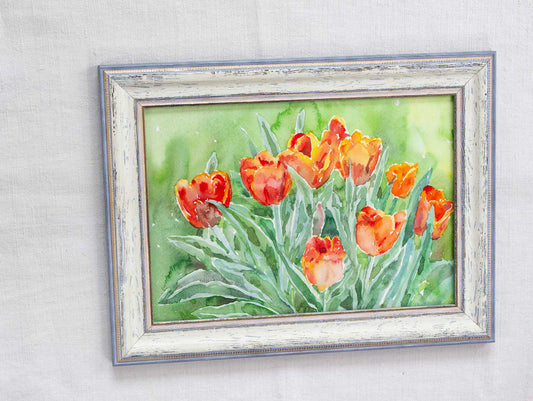 Gorgeous tulips - original painting