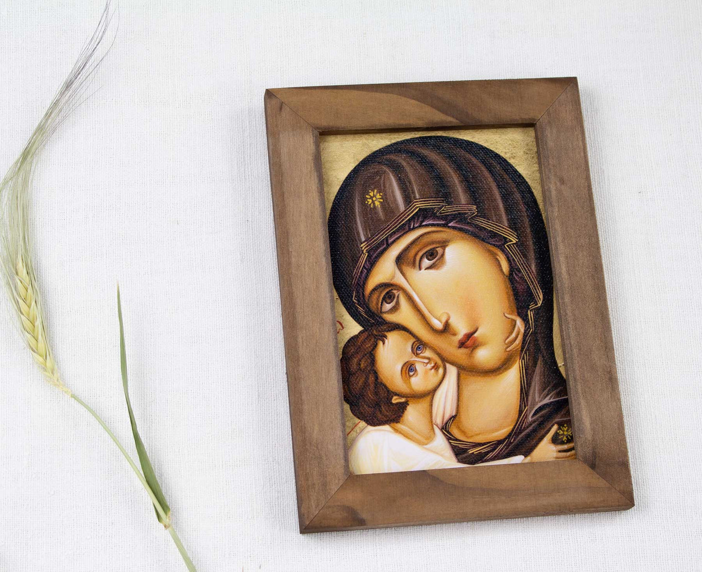 Maica Domnului Mângâietoarea (Vladimirskaia)- icoană ortodoxă 13/18 - art print