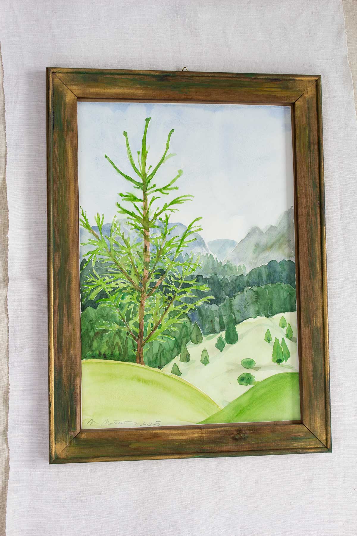 Peisaj de munte - tablou original