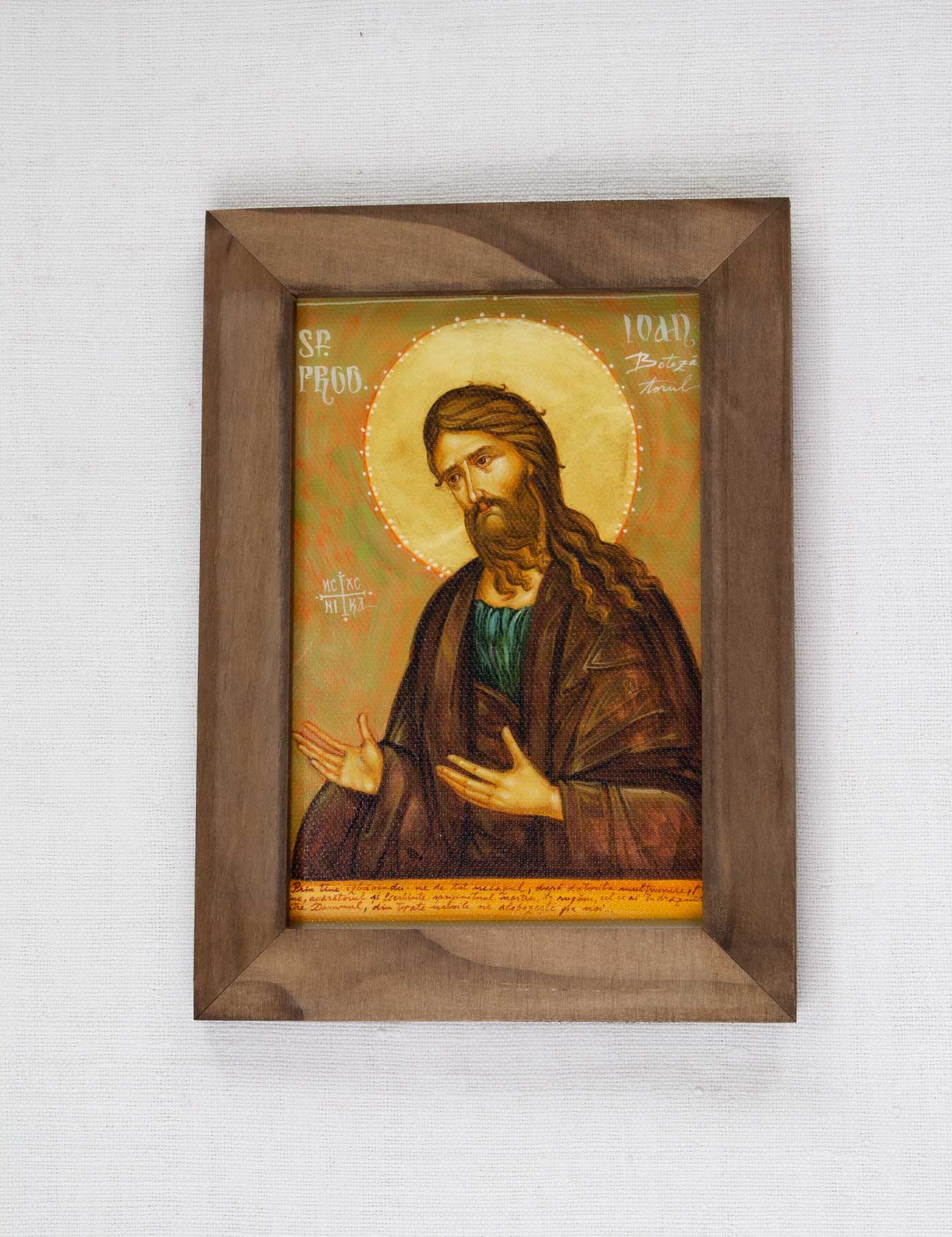 Sfântul Ioan Botezătorul - icoană ortodoxă 13/18 - art print