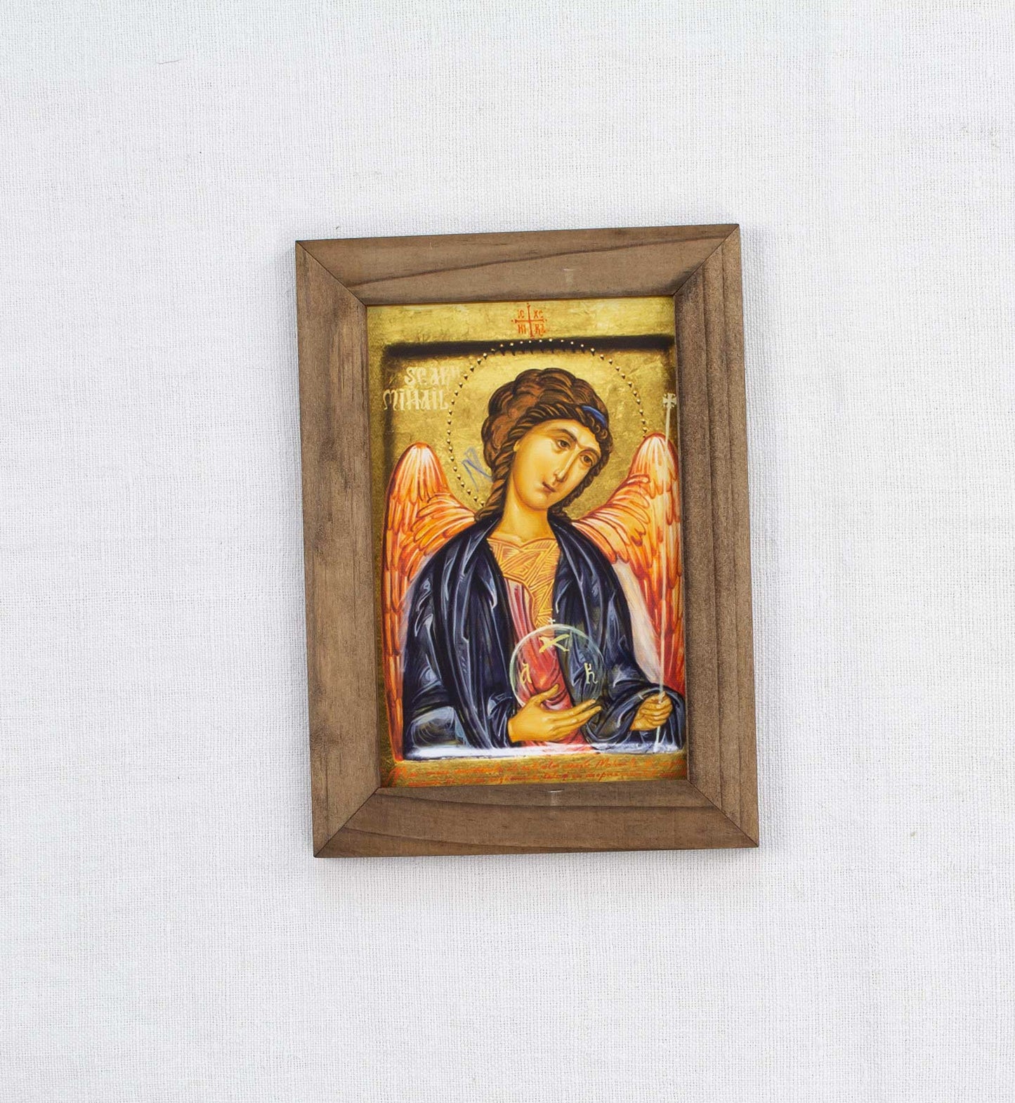 Sfântul arhanghel Mihail - icoană ortodoxă 13/18 - art print