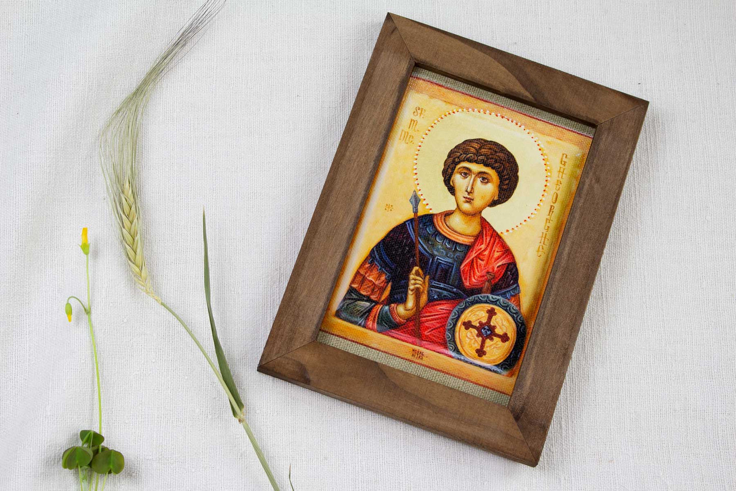 Sfântul Gheorghe- icoană ortodoxă 13/18 - art print
