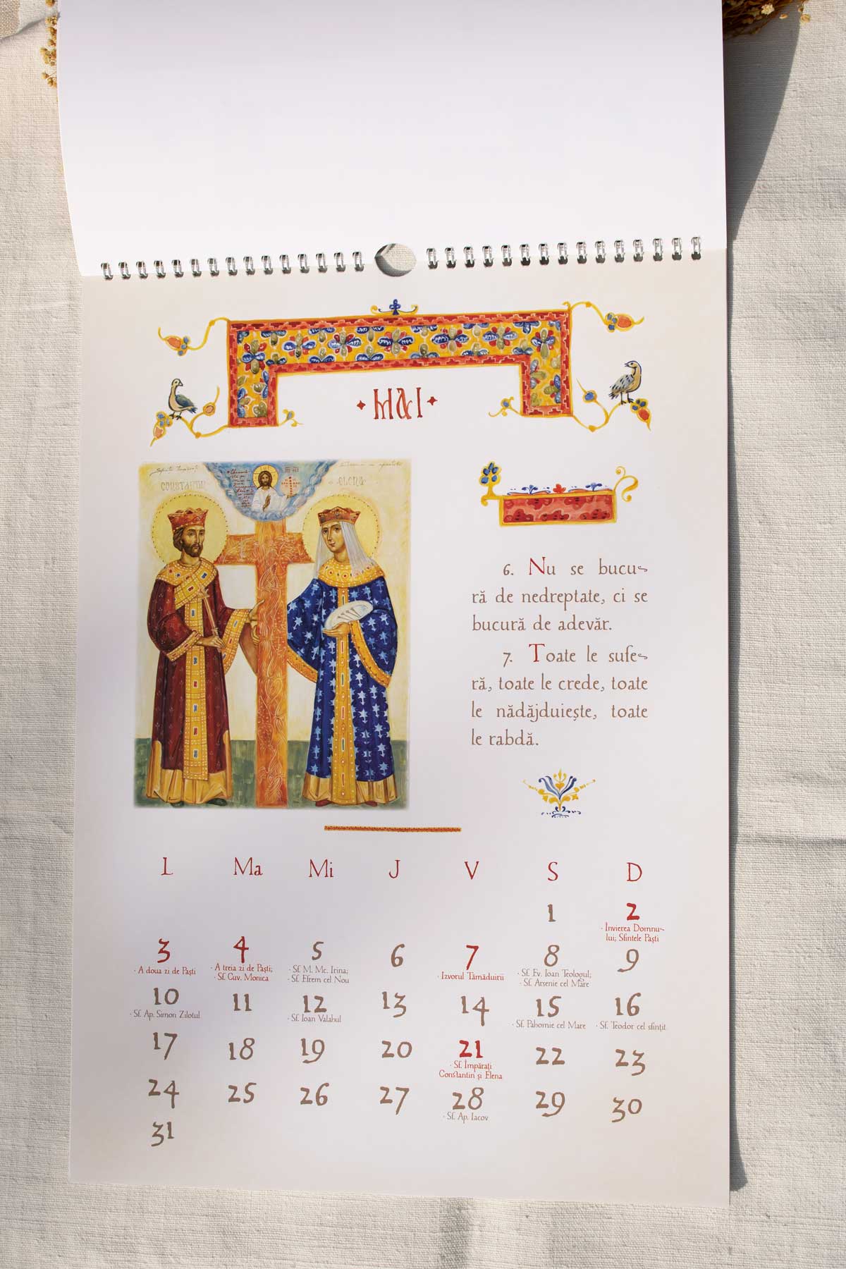 Calendar 2027- cu icoane