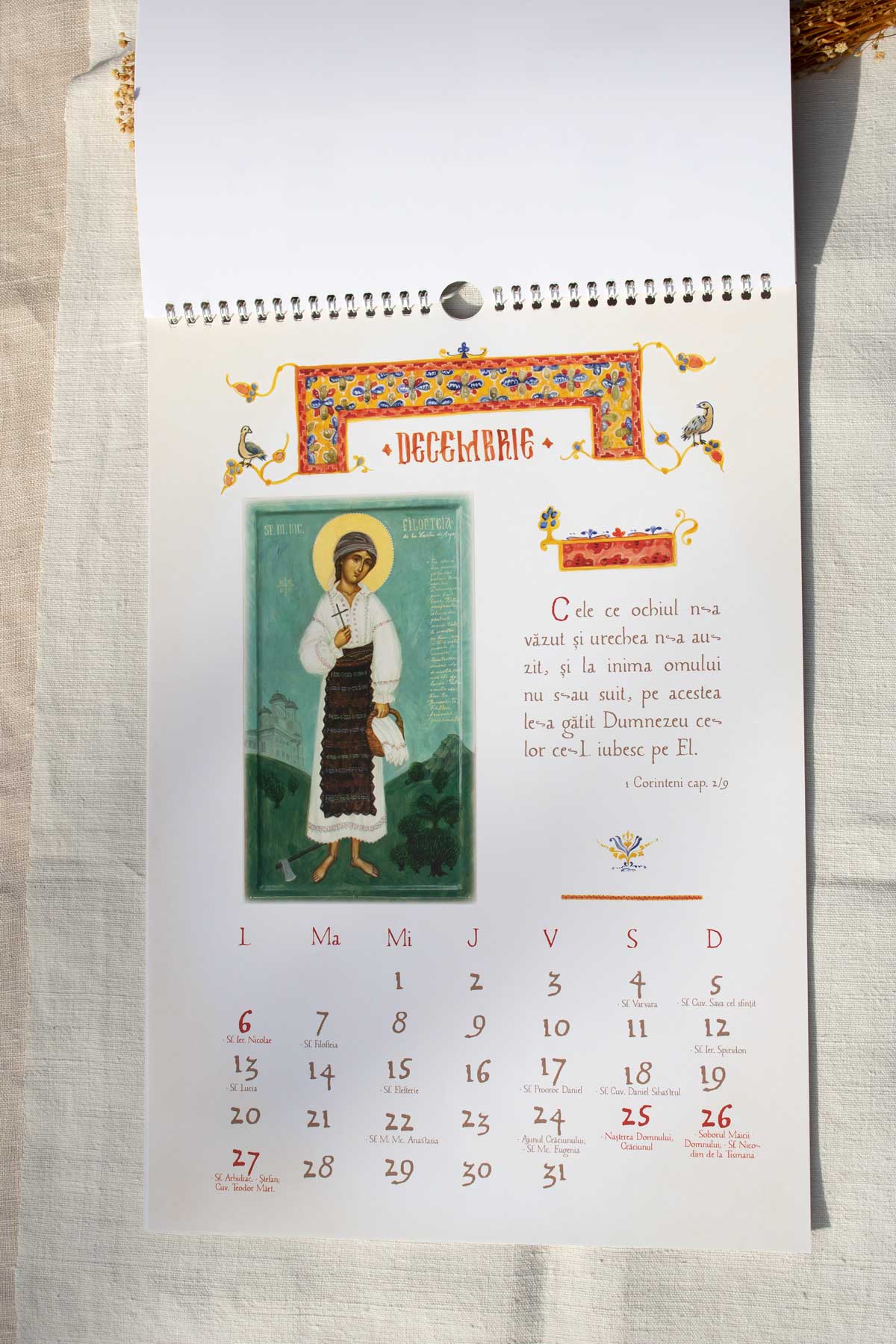 Calendar 2027- cu icoane