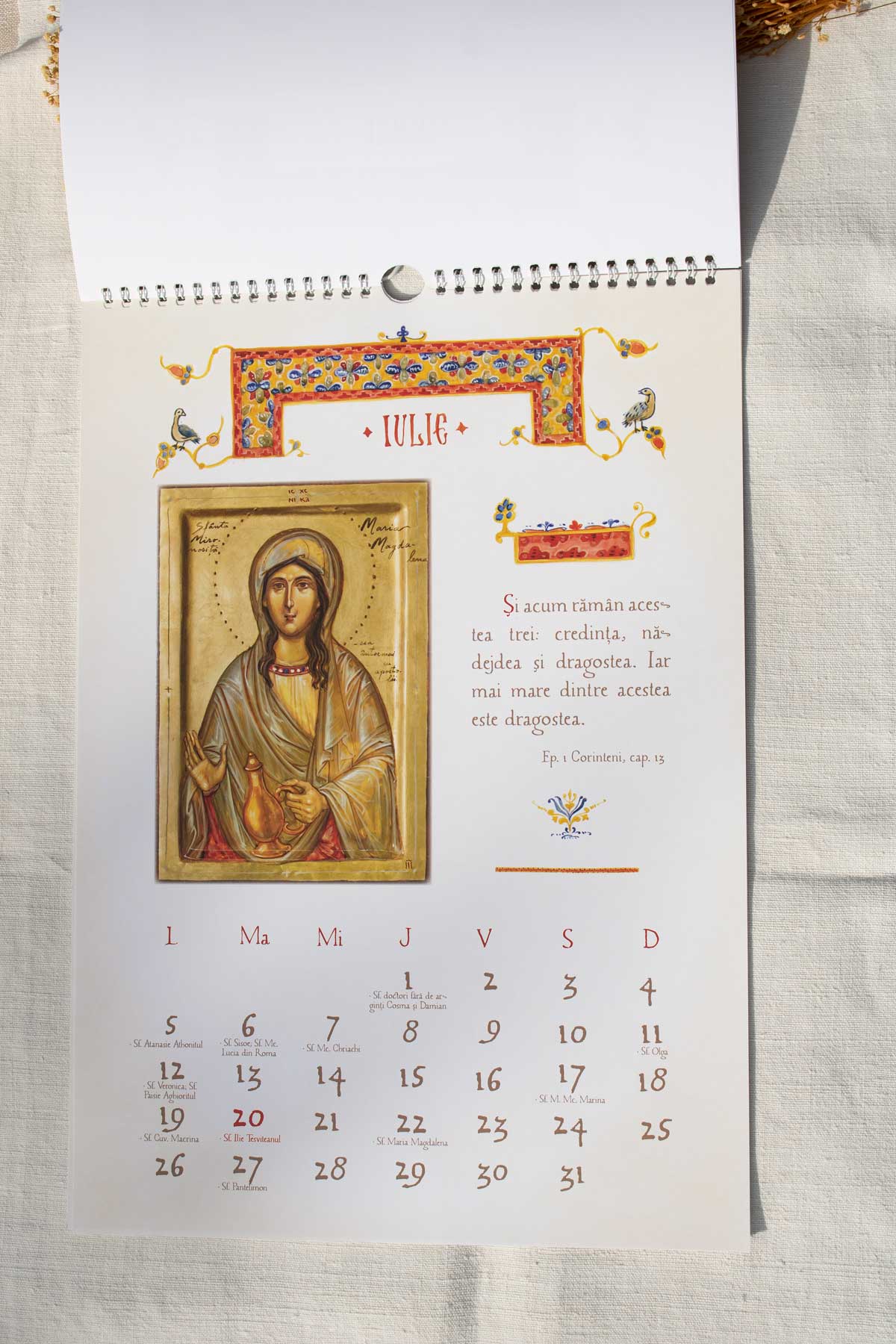 Calendar 2027- cu icoane