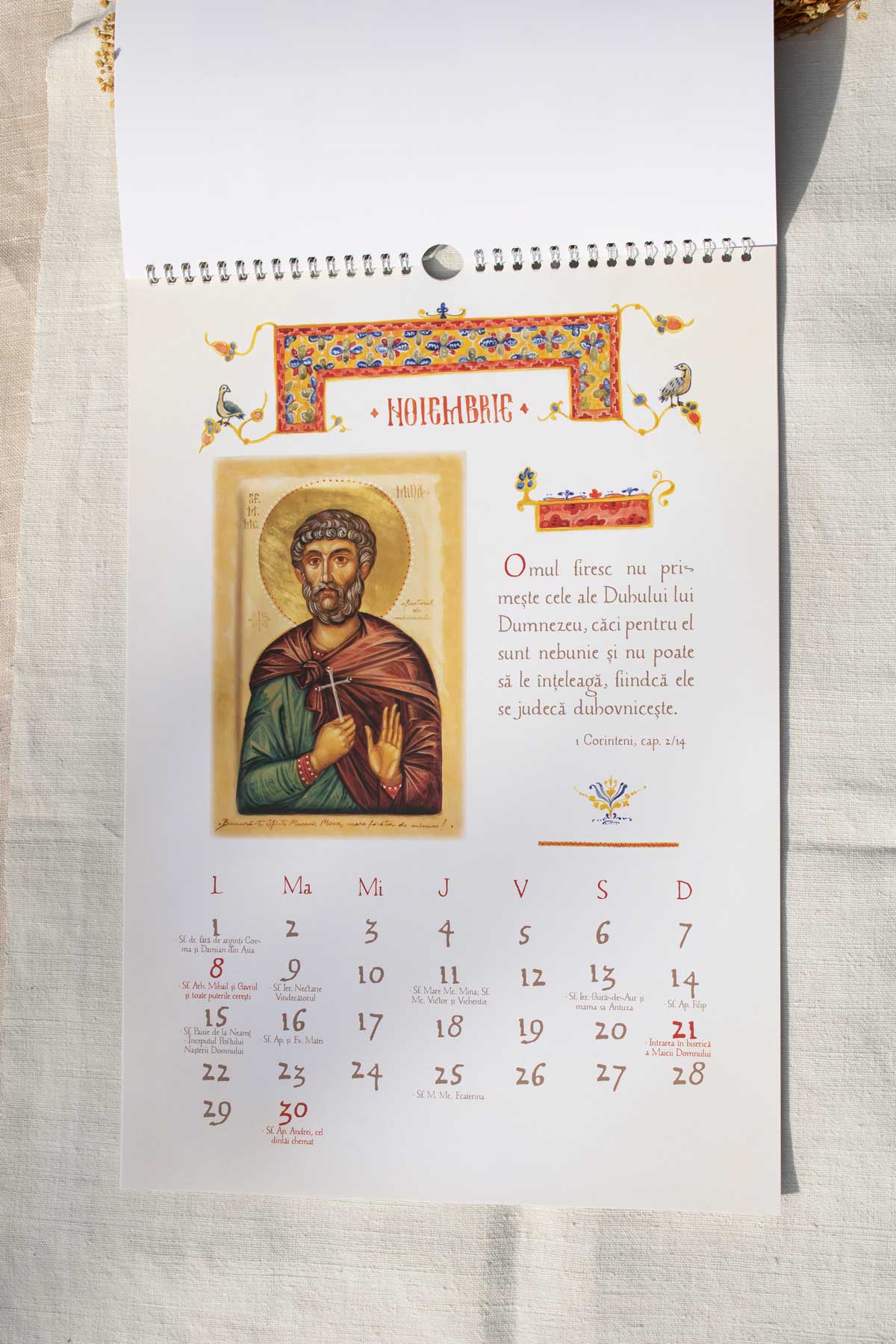 Calendar 2027- cu icoane