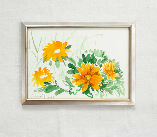 Tablou cu flori, original - „Gazania”