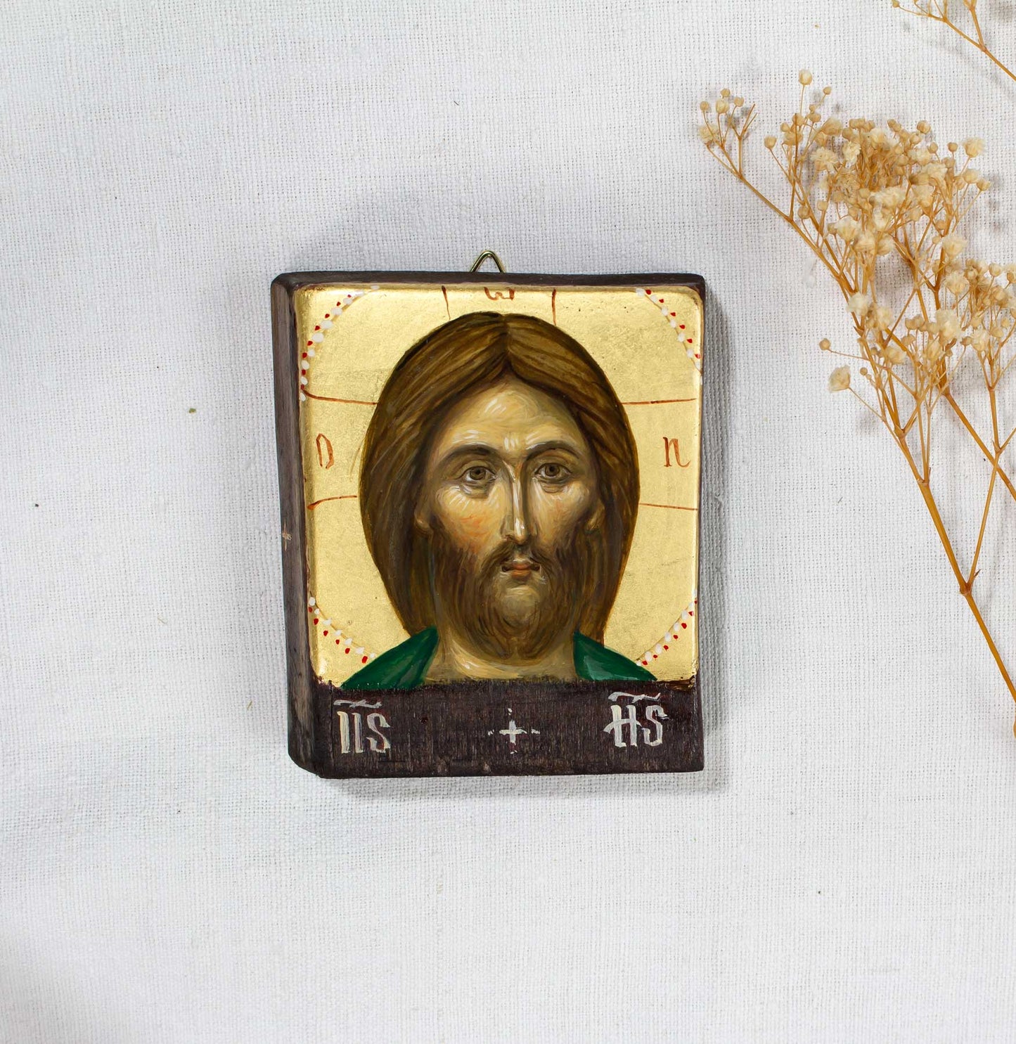 Iisus Hristos – icoană pictată pe lemn