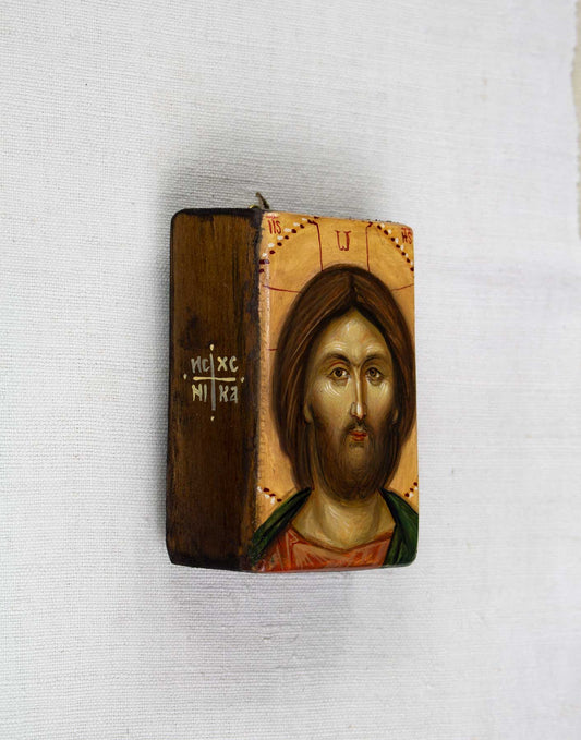 Iisus Hristos – icoană pictată pe lemn