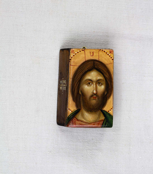 Iisus Hristos – icoană pictată pe lemn