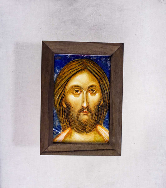 Iisus Hristos chip- icoană ortodoxă 13/18 - art print