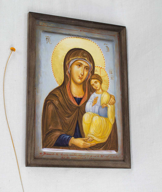 Maica Domnului Îndrumătoarea - imprimare de artă pe pânză fină 23/32 cm