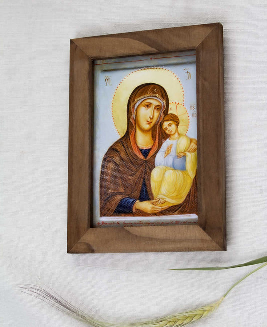 Maica Domnului Îndrumătoarea- icoană ortodoxă 13/18 - art print