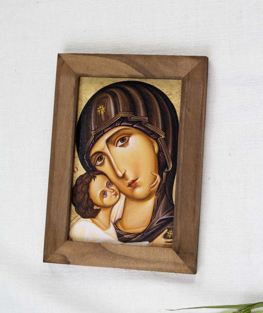 Maica Domnului Mângâietoarea (Vladimirskaia)- icoană ortodoxă 13/18 - art print