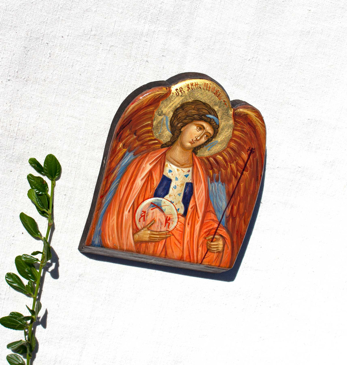 Sfântul Arhanghel Mihail – icoană pictată pe lemn de tei