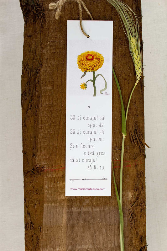 Semn de carte Nr. 5 - despre curaj