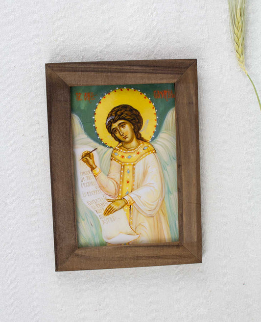 Sfântul arhanghel Gavriil- icoană ortodoxă 13/18 - art print