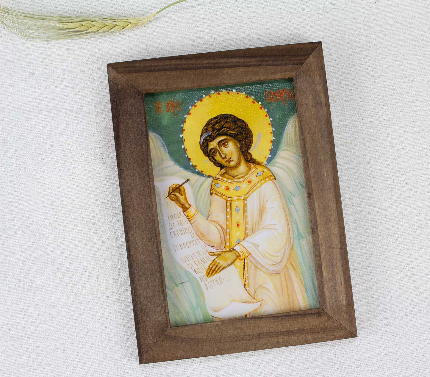 Sfântul arhanghel Gavriil- icoană ortodoxă 13/18 - art print