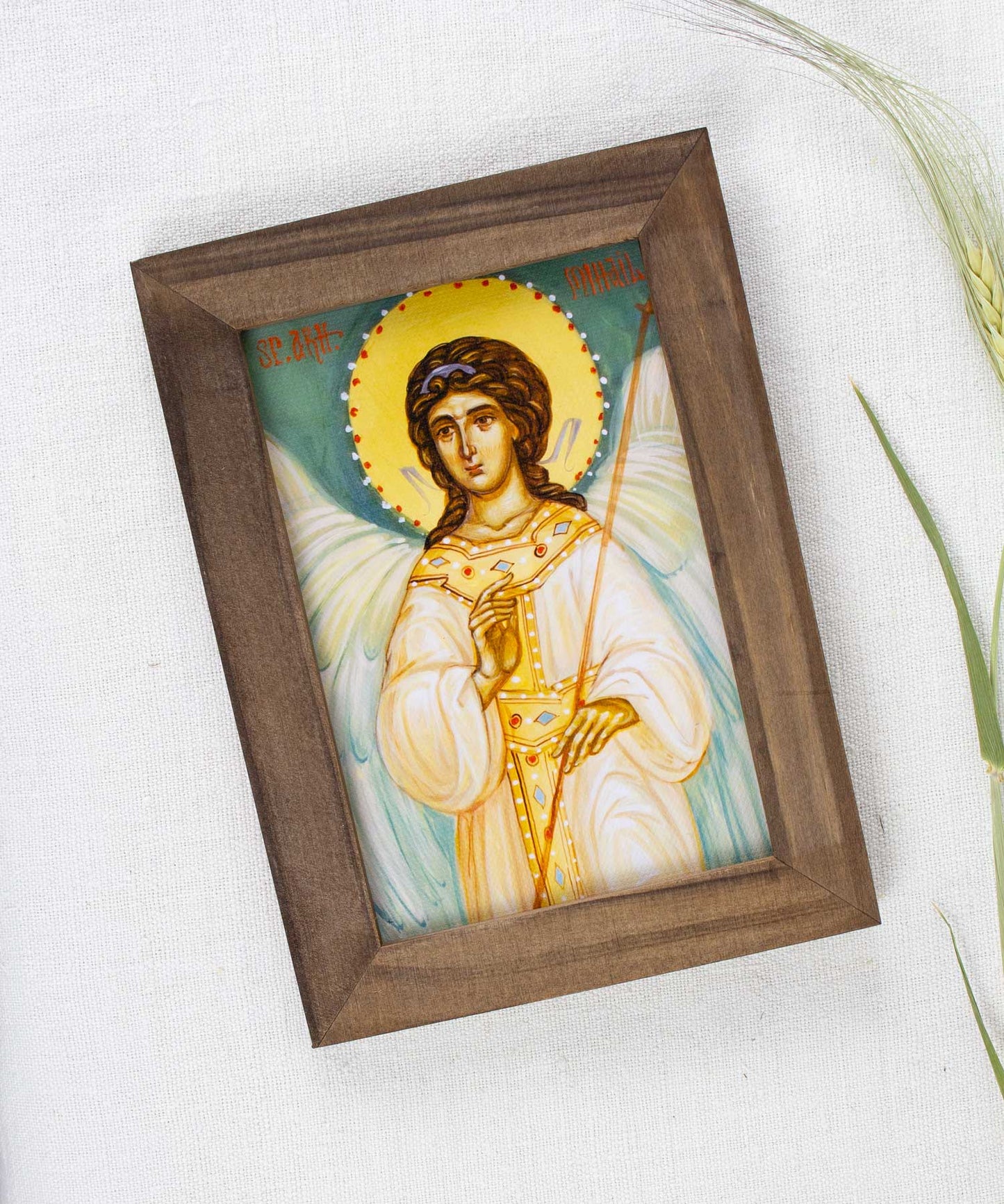 Sfântul arhanghel Mihail - icoană ortodoxă 13/18 - art print