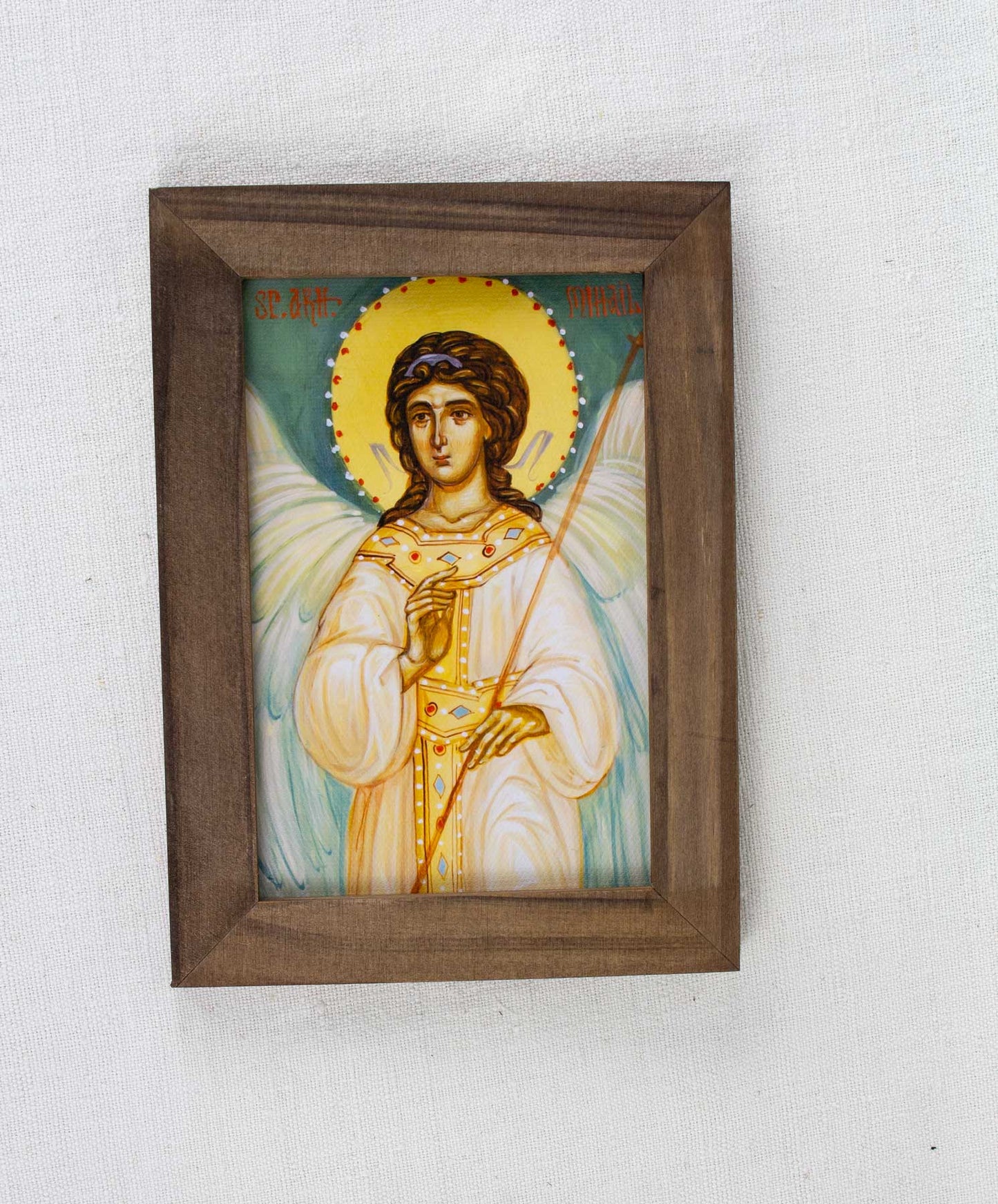 Sfântul arhanghel Mihail - icoană ortodoxă 13/18 - art print