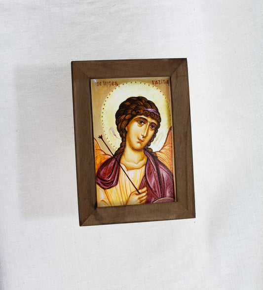 Sfântul înger păzitor- icoană ortodoxă 13/18 - art print