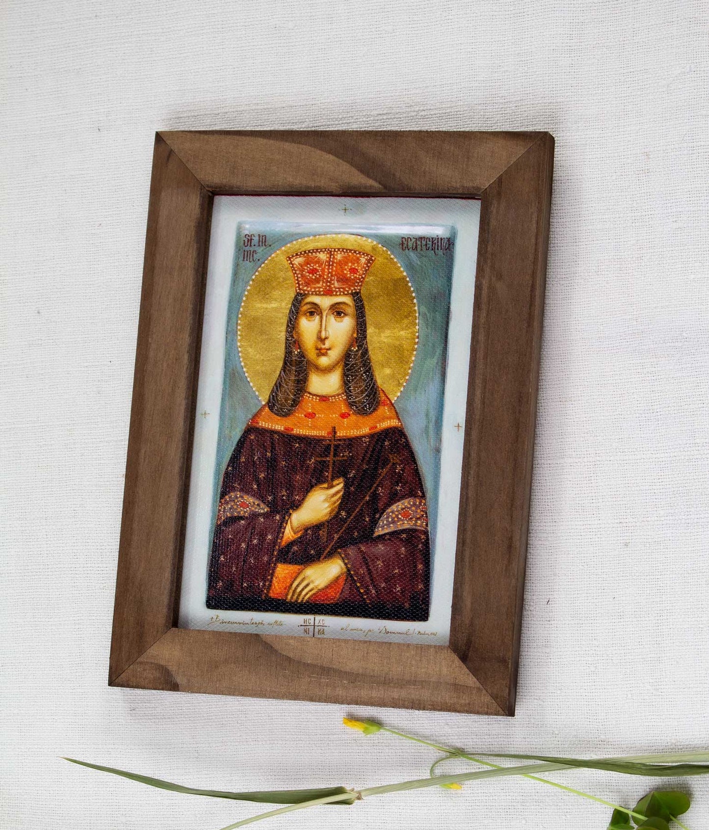 Sfântul mare muceniță Ecaterina - icoană ortodoxă 13/18 - art print