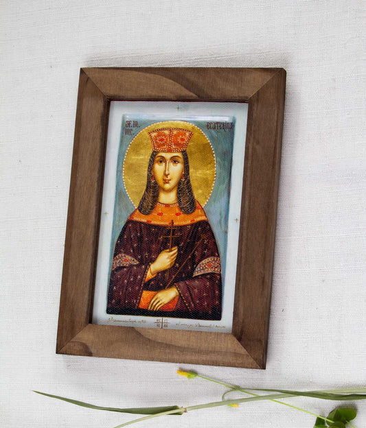 Sfântul mare muceniță Ecaterina - icoană ortodoxă 13/18 - art print
