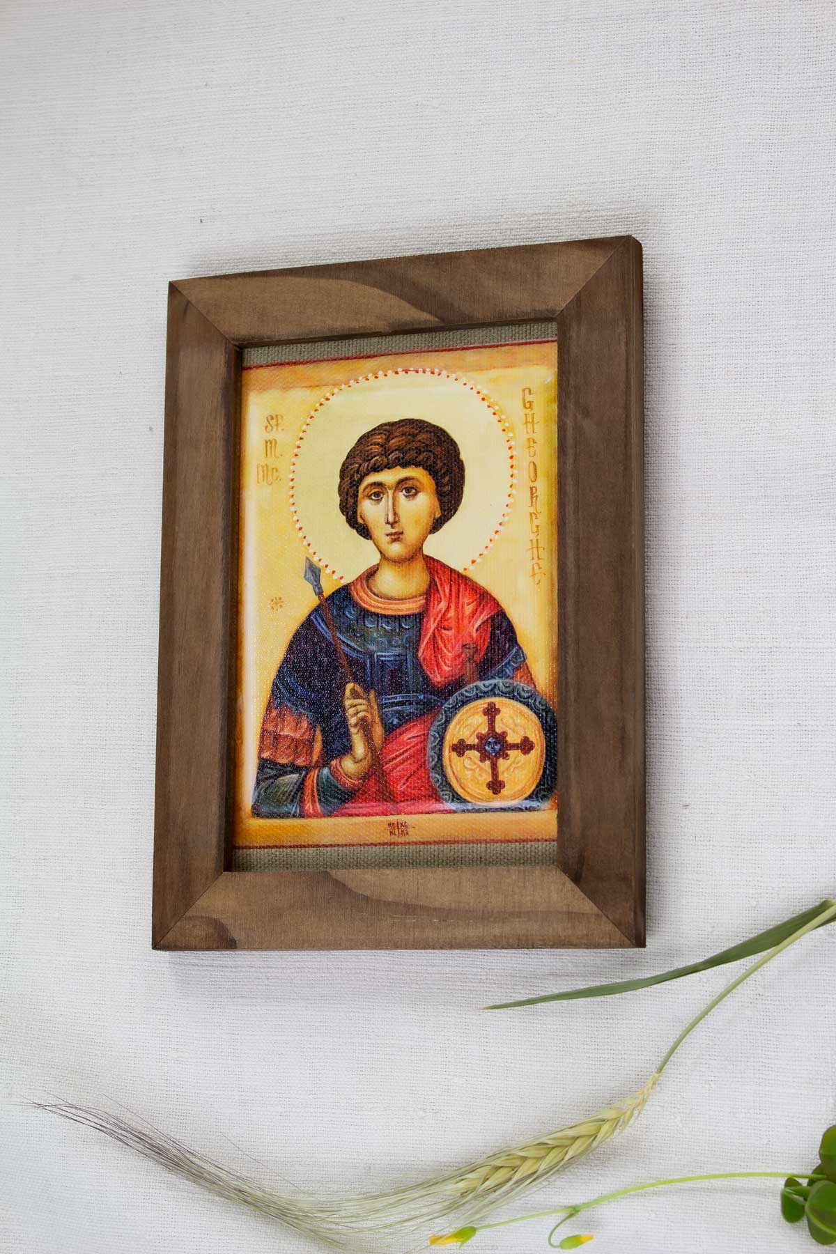 Sfântul Gheorghe- icoană ortodoxă 13/18 - art print